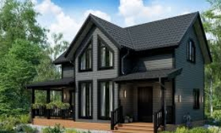 Проекты каркасных домов с террасой от 3612 рублей | Строй-Лзв