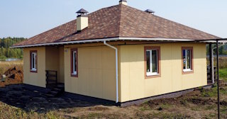 Одноэтажный дом из панелей под ключ в Елизово - Строй-Лзв от 134160 рублей
